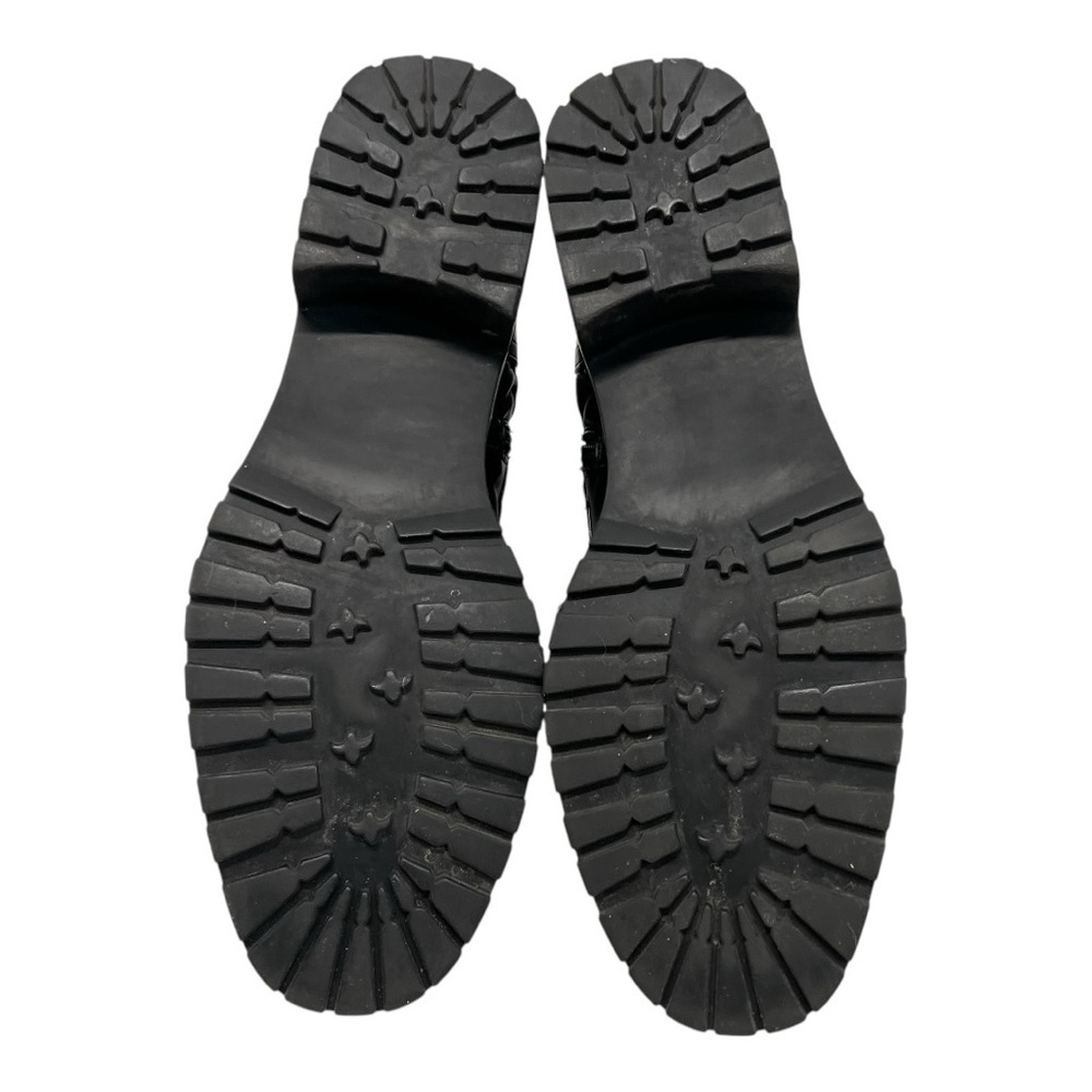 Nanette Lepore Idalia Black Quilted Combat Boots Lugg Sole Women’s 10 - Picture 11 of 14